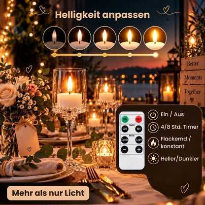 LichtFlamme™ – Wiederaufladbare LED-Kerzen für stimmungsvolles Licht