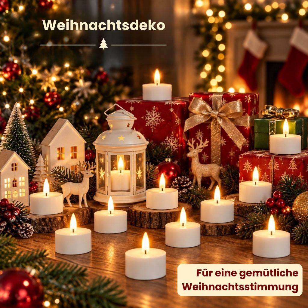 LichtFlamme™ – Wiederaufladbare LED-Kerzen für stimmungsvolles Licht
