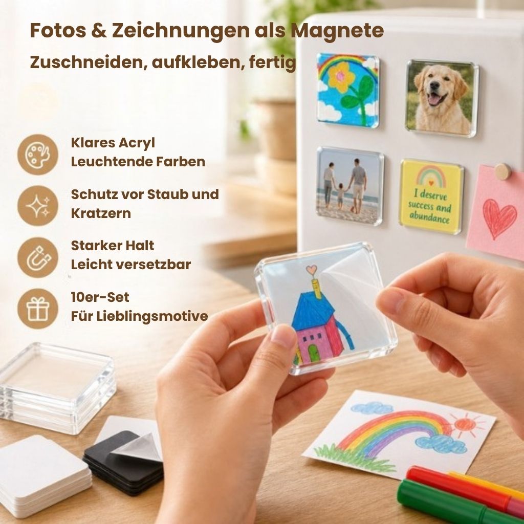 MagnetMomente™ – Deine schönsten Momente am Kühlschrank (Set aus 10)