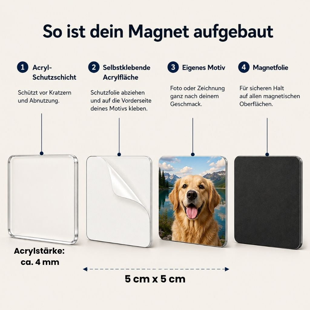 MagnetMomente™ – Deine schönsten Momente am Kühlschrank (Set aus 10)