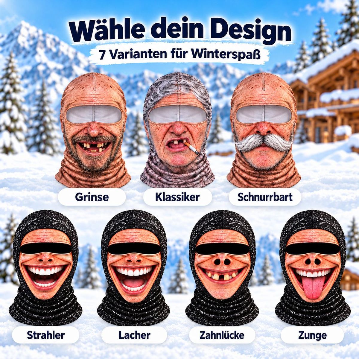 MaskenGaudi™ - Für kalte Tage mit Humor