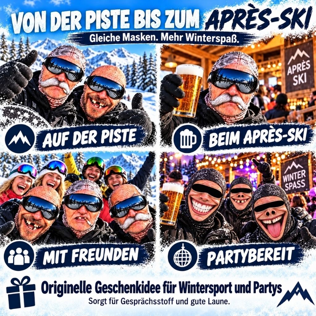 MaskenGaudi™ - Für kalte Tage mit Humor