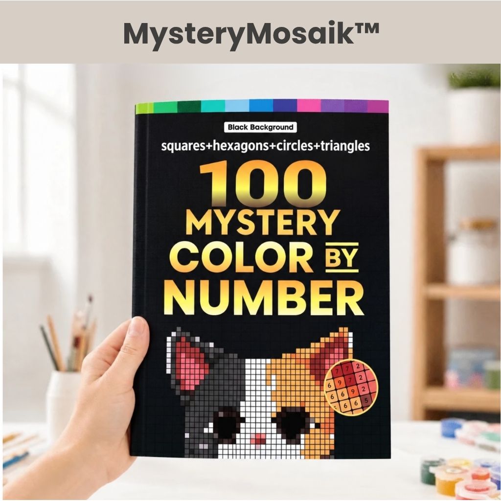 MysteryMosaik™ – Nach Zahlen ausmalen, das Geheimnis entdecken