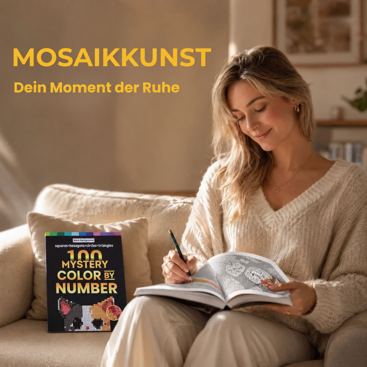 MysteryMosaik™ – Nach Zahlen ausmalen, das Geheimnis entdecken