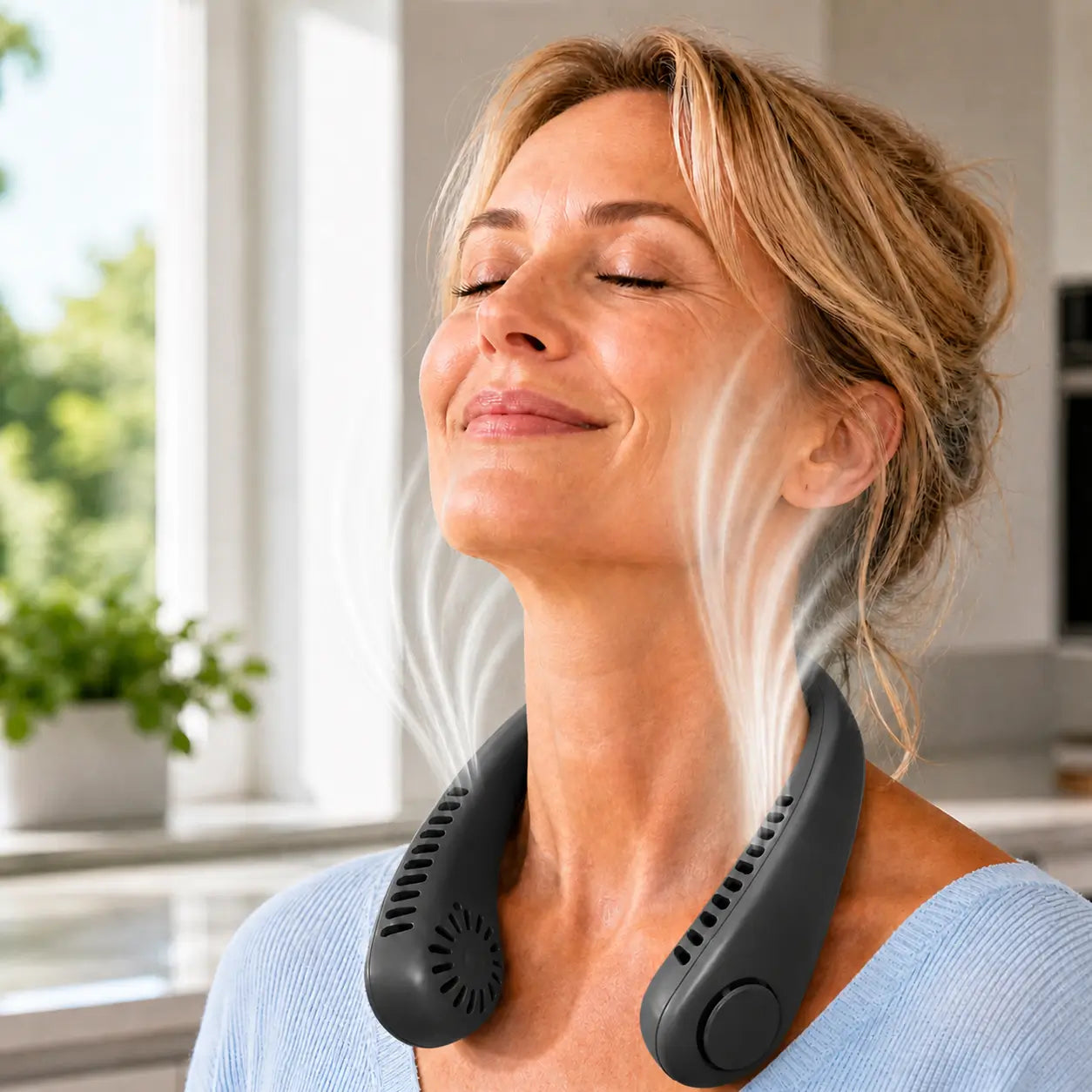 BleibCool™ – Tragbarer Nackenventilator