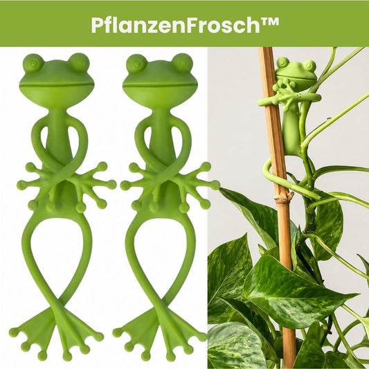 PflanzenFrosch™ – Der kleine Helfer für deine Pflanzen (2er-Set)