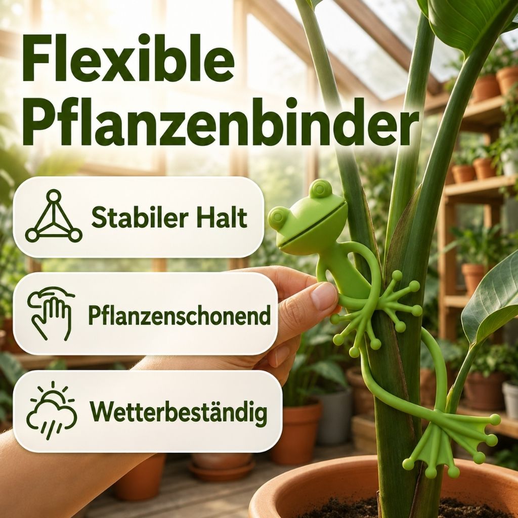 PflanzenFrosch™ – Der kleine Helfer für deine Pflanzen (2er-Set)