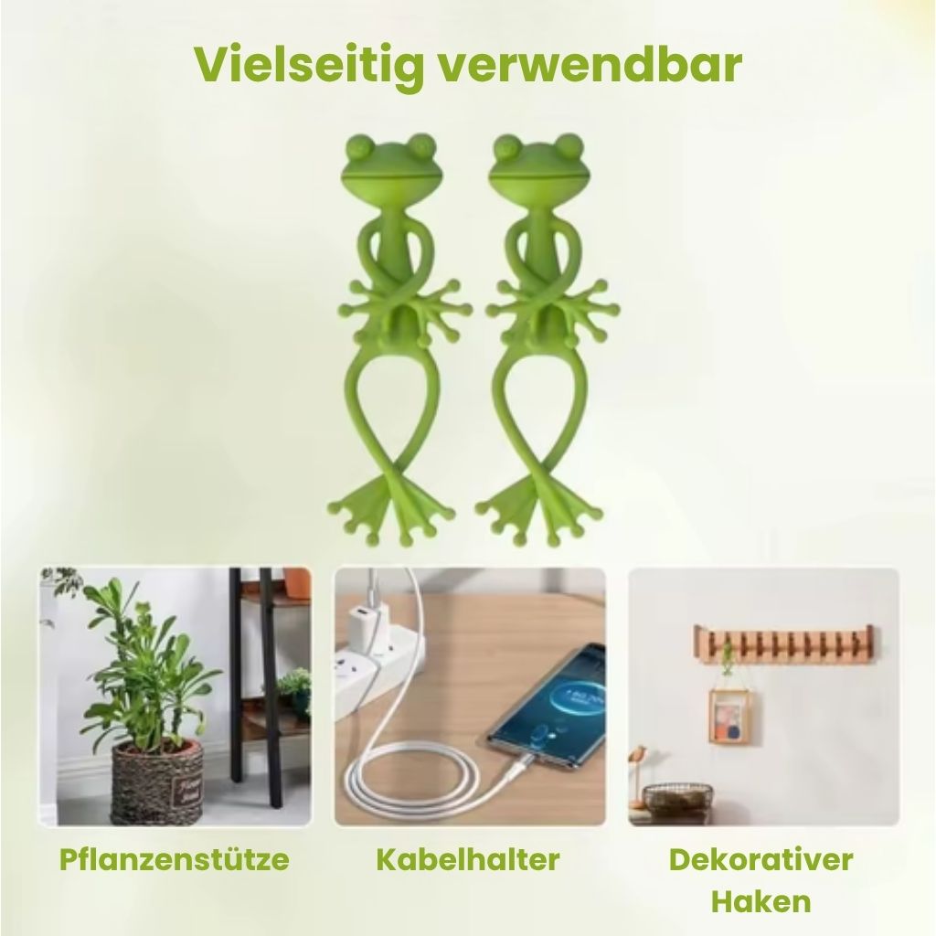 PflanzenFrosch™ – Der kleine Helfer für deine Pflanzen (2er-Set)