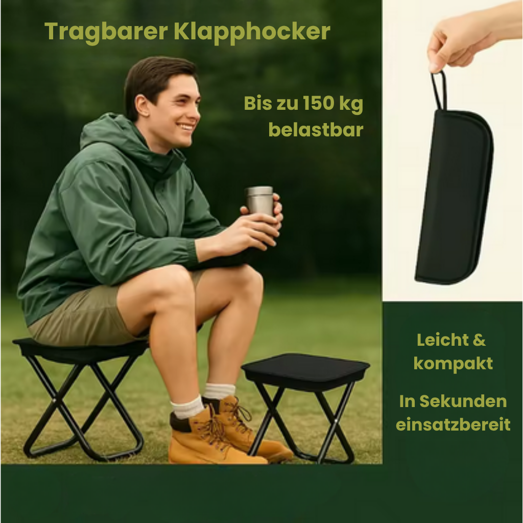 PocketHocker™ - Dein Sitzplatz für unterwegs