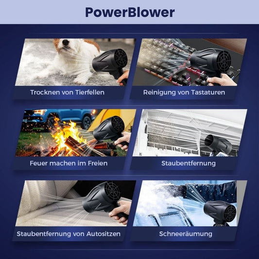 PowerBlower - Dein Akku Gebläse für jede Aufgabe