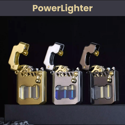 PowerLighter - Winddichtes Metallfeuerzeug mit modernem Design