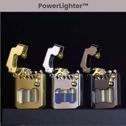 PowerLighter™ - Winddichtes Metallfeuerzeug mit modernem Design