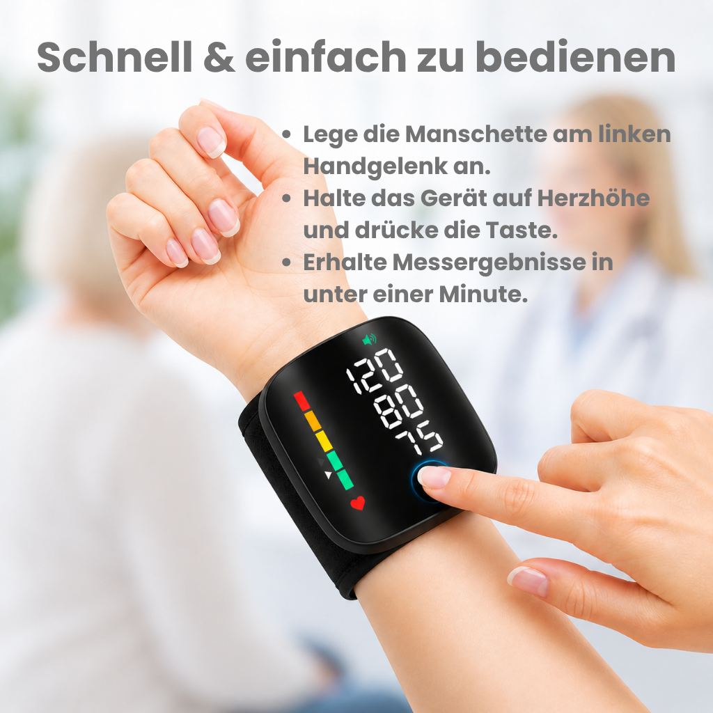 PulsControl™ - Dein Blutdruck. Jederzeit im Blick.
