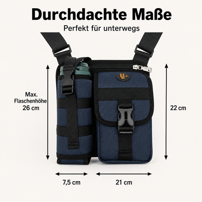 ReisePack™ - Deine Schultertasche für Flasche und alles Wichtige