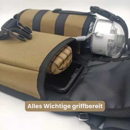 ReisePack™ - Deine Schultertasche für Flasche und alles Wichtige