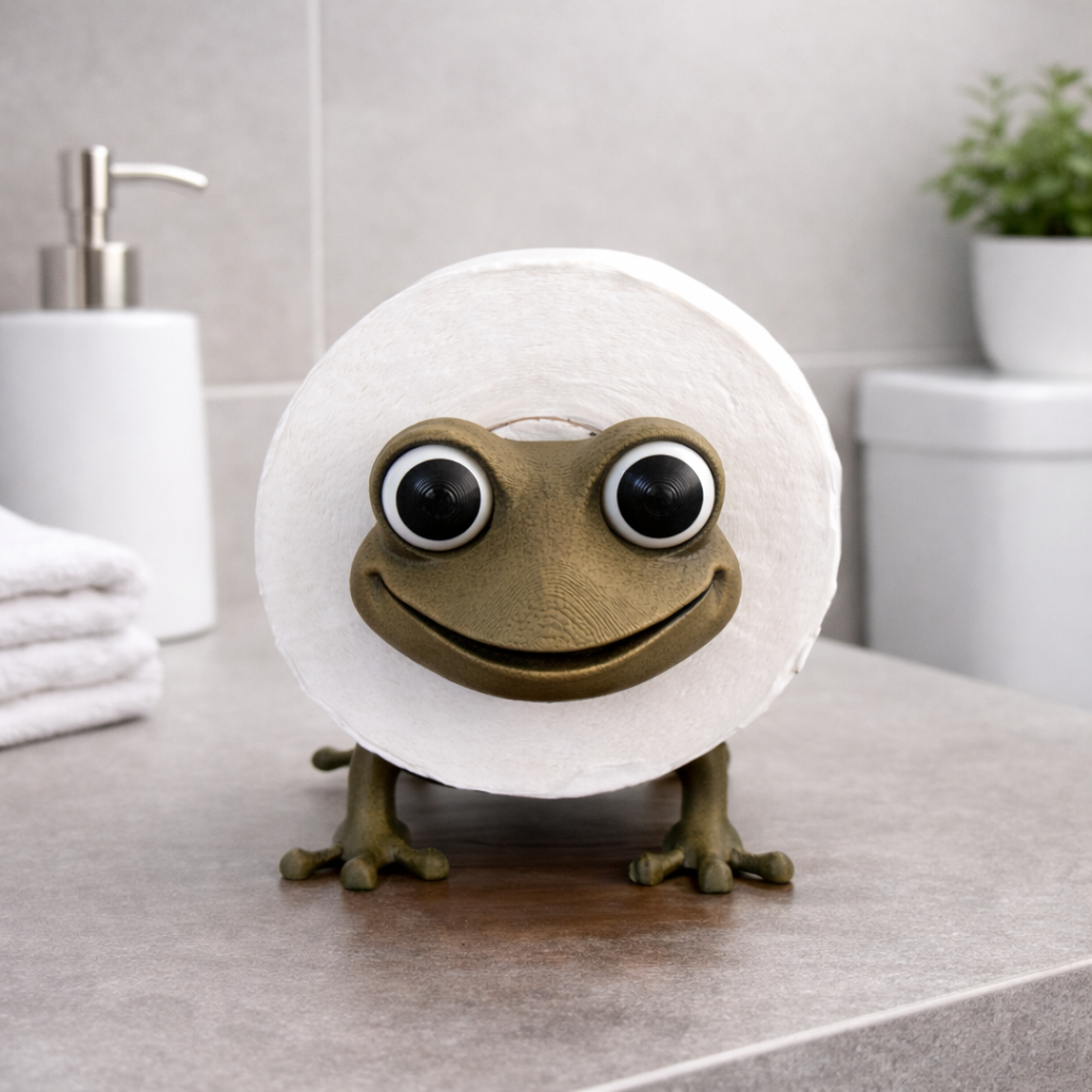 Rolli™ Set - Drei humorvolle Toilettenpapierhalter fürs Badezimmer