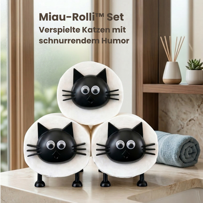 Rolli™ Set - Drei humorvolle Toilettenpapierhalter fürs Badezimmer
