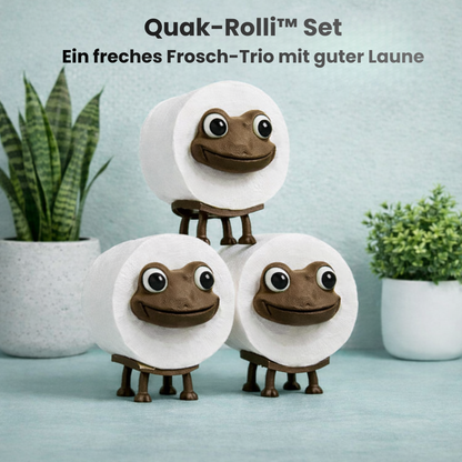 Rolli™ Set - Drei humorvolle Toilettenpapierhalter fürs Badezimmer