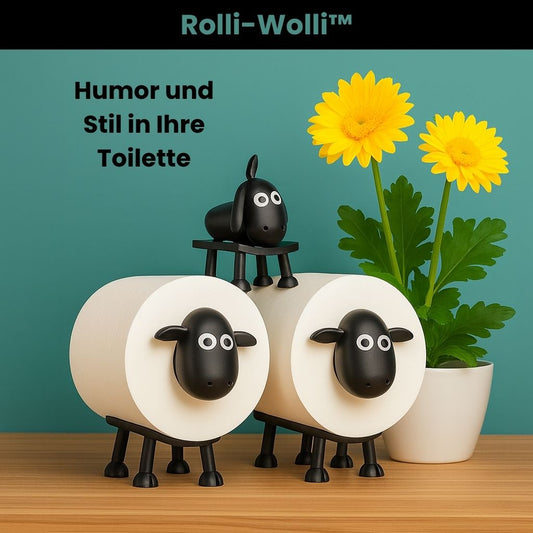 Rolli-Wolli™ - Dekorative Toilettenpapierhalter (Set aus 3)