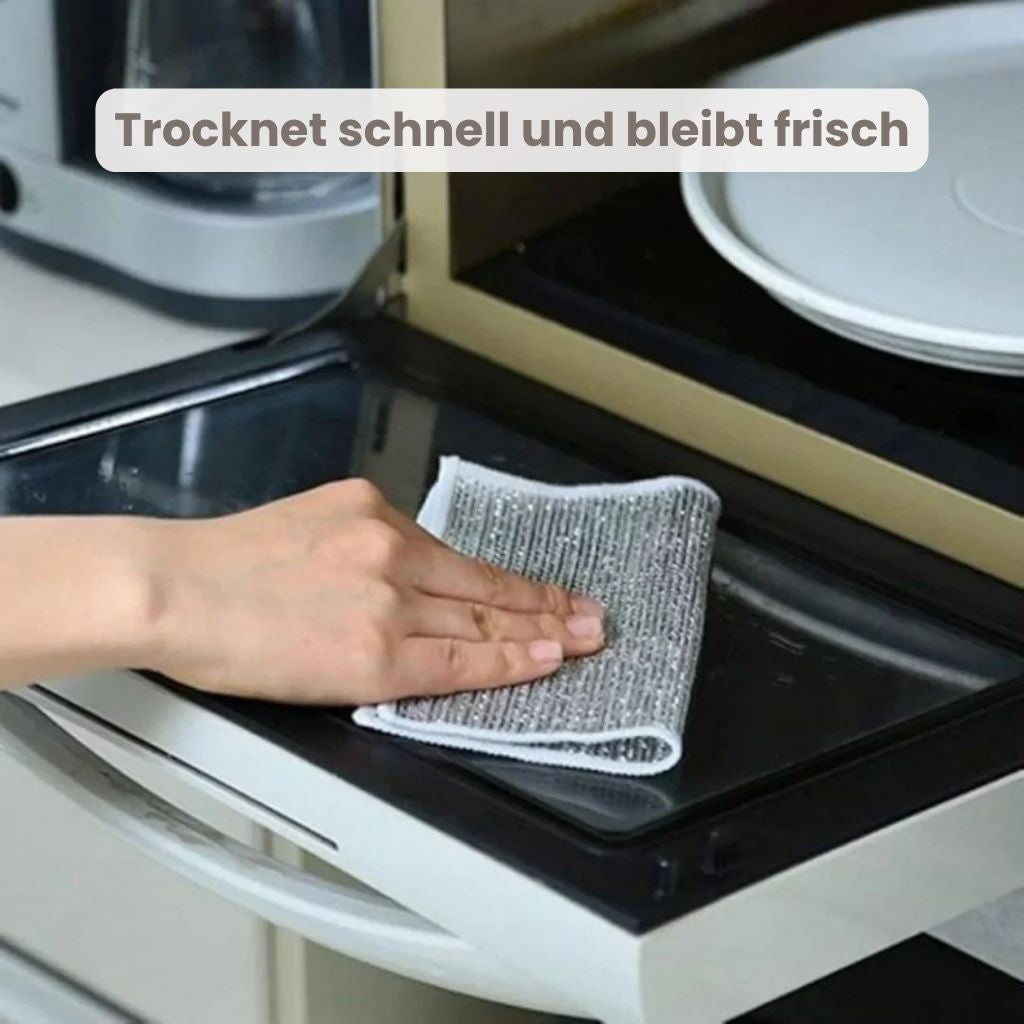 SauberMeister™ - Das kratzfreie Reinigungstuch für jeden Haushalt (Set aus 10)