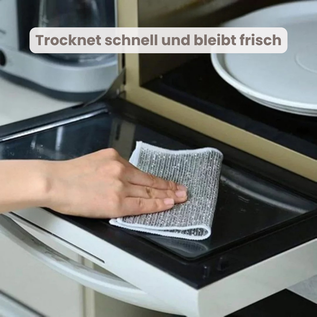 SauberMeister™ - Das kratzfreie Reinigungstuch für jeden Haushalt (Set aus 10)