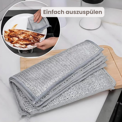 SauberMeister™ - Das kratzfreie Reinigungstuch für jeden Haushalt (Set aus 10)