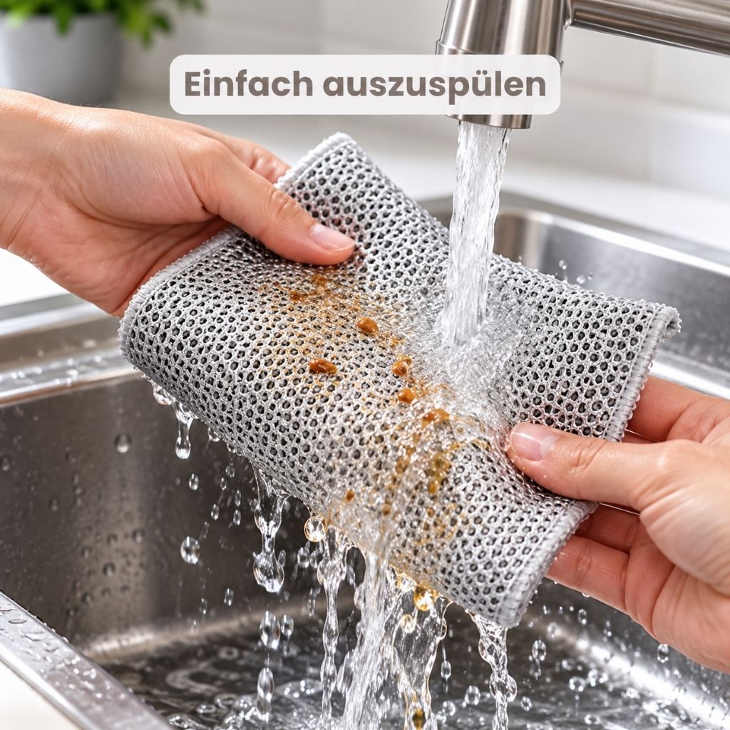 SauberMeister™ - Das kratzfreie Reinigungstuch für jeden Haushalt (Set aus 10)