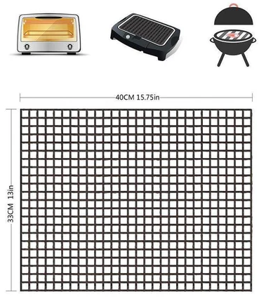 GrillMatte - Kein Kleben. Kein Chaos. (Set aus 3)