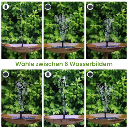 SolarFontäne™ – Verleiht deinem Garten ein lebendiges Wasserspiel