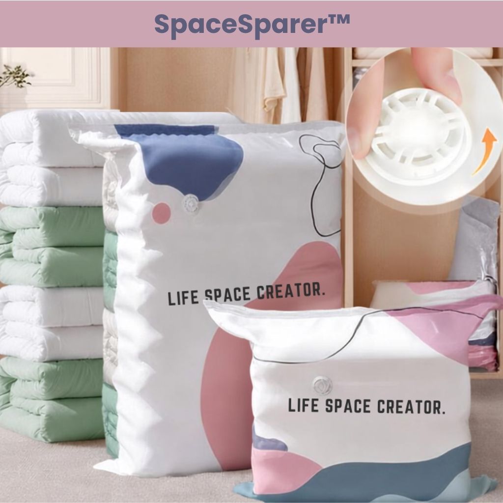 SpaceSparer™ - Der Vakuumbeutel, der Platz schafft
