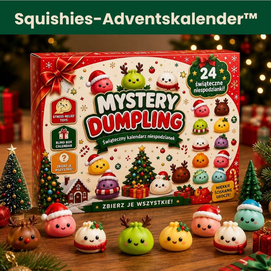 Squishies-Adventskalender™ - Mit 24 süßen Dumpling-Figuren bis Weihnachten zählen