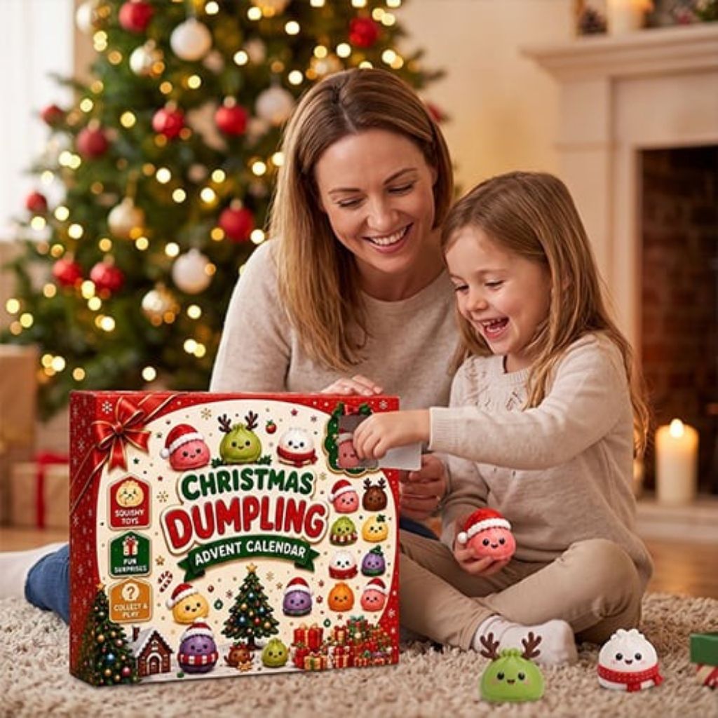 Squishies-Adventskalender™ - Mit 24 süßen Dumpling-Figuren bis Weihnachten zählen