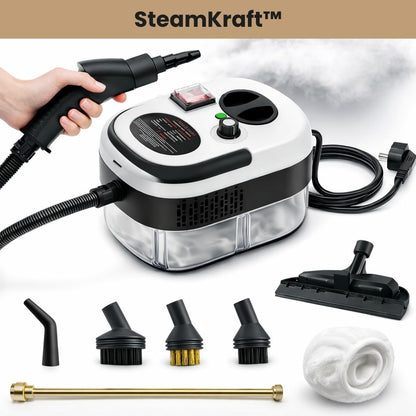 SteamKraft™ - Blitzsauber in Sekunden ganz ohne Chemie