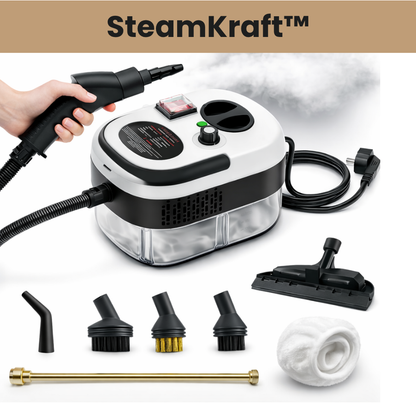 SteamKraft™ - Blitzsauber in Sekunden ganz ohne Chemie