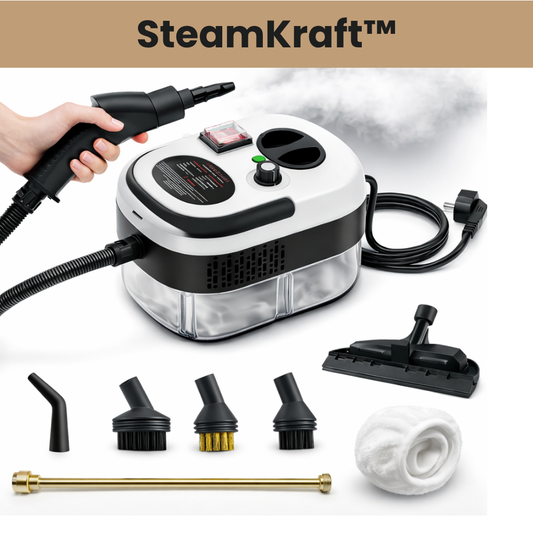 SteamKraft™ - Blitzsauber in Sekunden ganz ohne Chemie