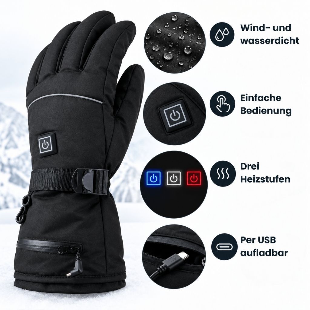ThermoHand™ – Wärmend. Winddicht. Wiederaufladbar.