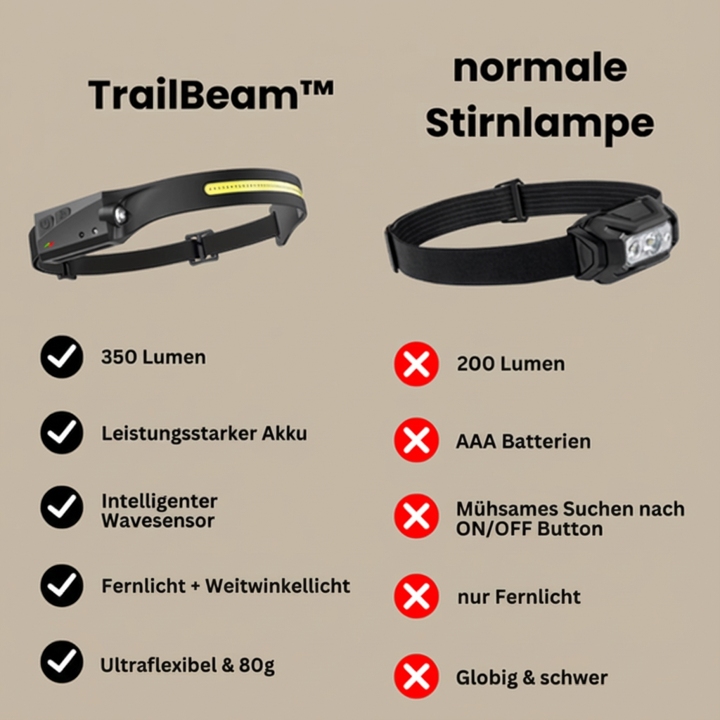 TrailBeam™ - Dein Rundumblick für jedes Abenteuer