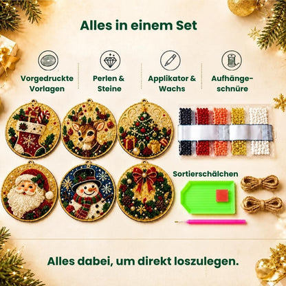 WeihPerlen™ – Von Perlen zu Weihnachtsschmuck (Set aus 24)