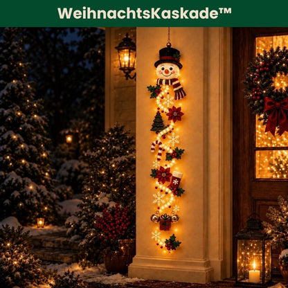 WeihnachtsKaskade™ – Bringt deine Haustür festlich zum Leuchten