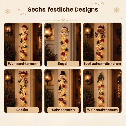 WeihnachtsKaskade™ – Bringt deine Haustür festlich zum Leuchten