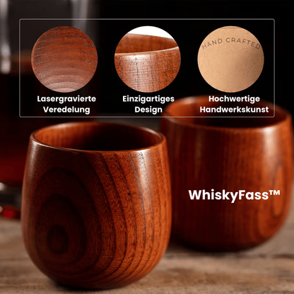 WhiskyFass™ - Das exklusive Holzglas für Whisky-Gourmets