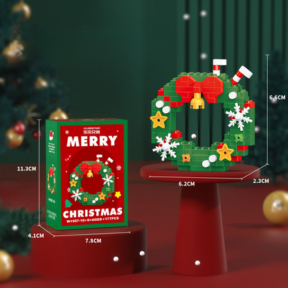 WeihBauSpaß™ – Aus kleinen Bausteinen wird eine magische Weihnachtswelt (Set aus 12)