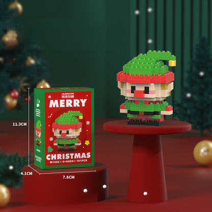 WeihBauSpaß™ – Aus kleinen Bausteinen wird eine magische Weihnachtswelt (Set aus 12)