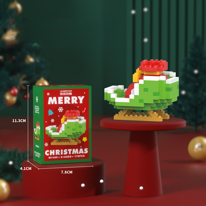 WeihBauSpaß™ – Aus kleinen Bausteinen wird eine magische Weihnachtswelt (Set aus 12)