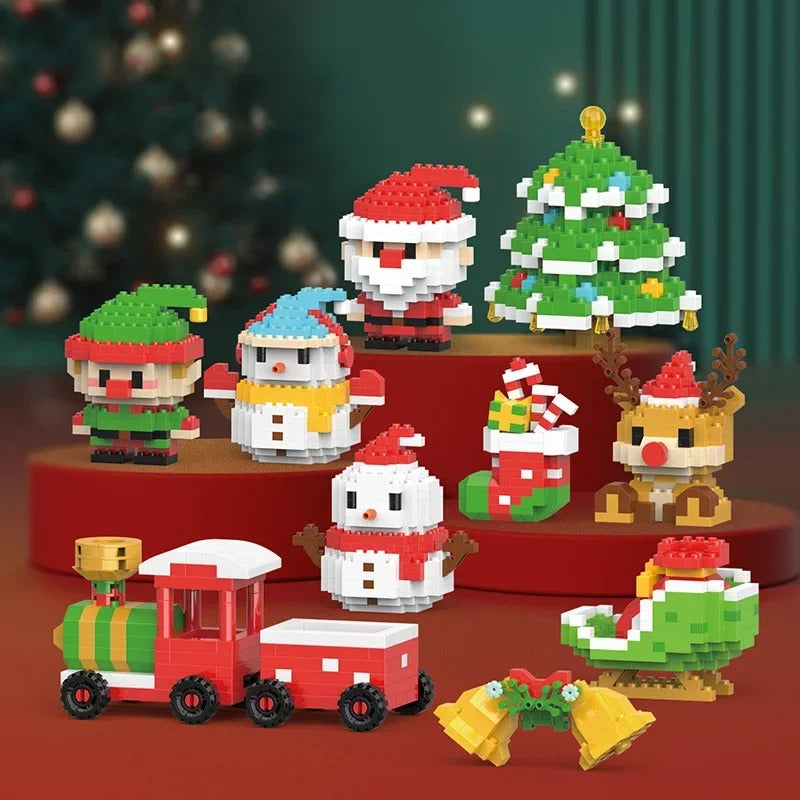 Kreative Baustein Weihnachtsfiguren - Spaß für die ganze Familie