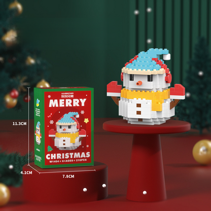WeihBauSpaß™ – Aus kleinen Bausteinen wird eine magische Weihnachtswelt (Set aus 12)