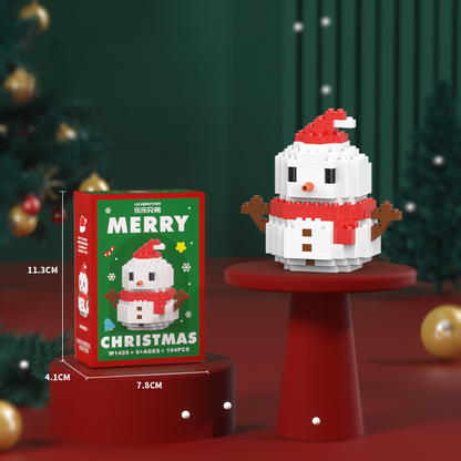 WeihBauSpaß™ – Aus kleinen Bausteinen wird eine magische Weihnachtswelt (Set aus 12)